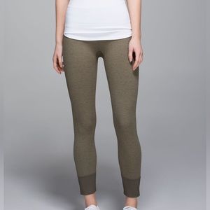 Lululemon Ebb To Street Pant Heathered Fatigue Green